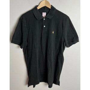 Brooks Brothers Original Fit Black Supima Cotton Polo Shirt Mens XL Golf Work
